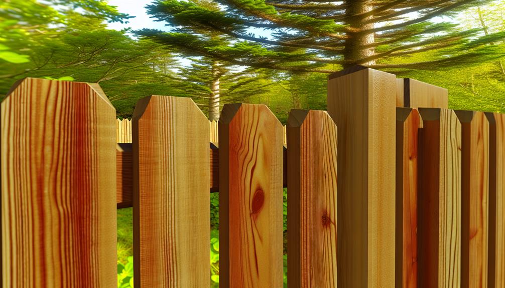 durable stylish cedar pickets