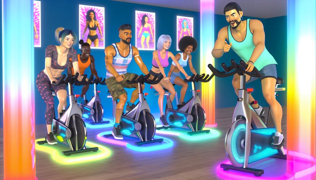 indoor cycling workout sessions