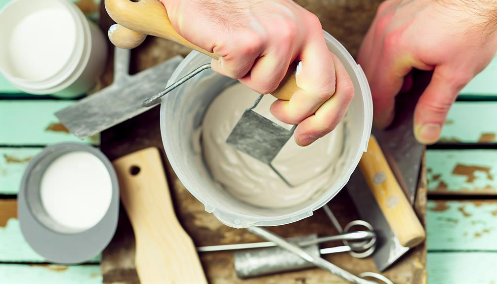 properly mixing frost grout